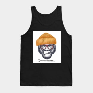 Angry gorilla with sunglass Tank Top